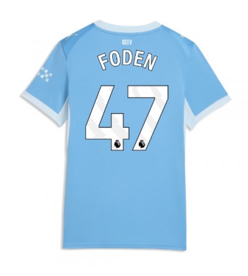 Manchester City Phil Foden #47 Replika Hemmatröja Damer 2026-27 Kortärmad